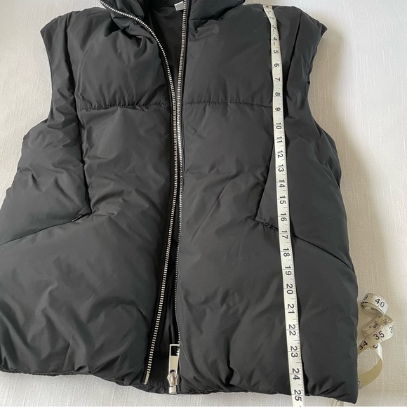 Zara Mango Funnel Neck Long Puffer Vest Small - Picture 12 of 12